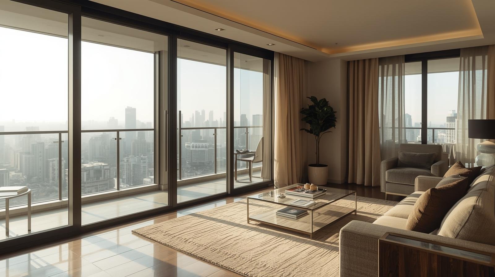 Apartment window films installed for heat reduction and comfort in Hyderabad