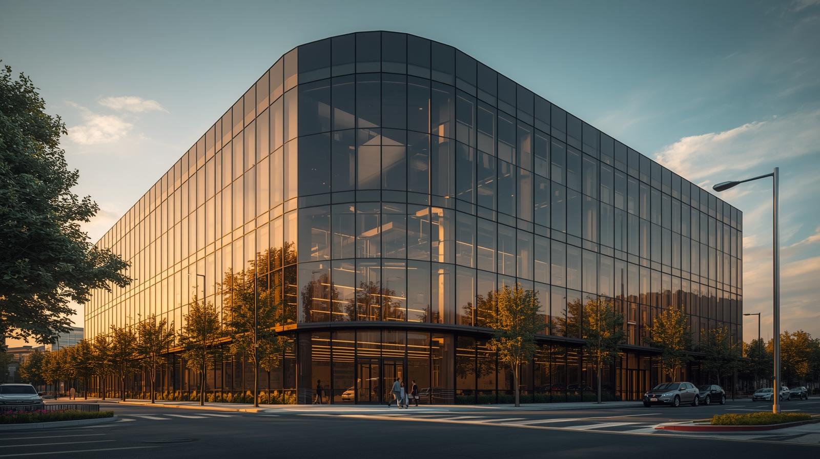 CIR 05 dark reflective commercial window film