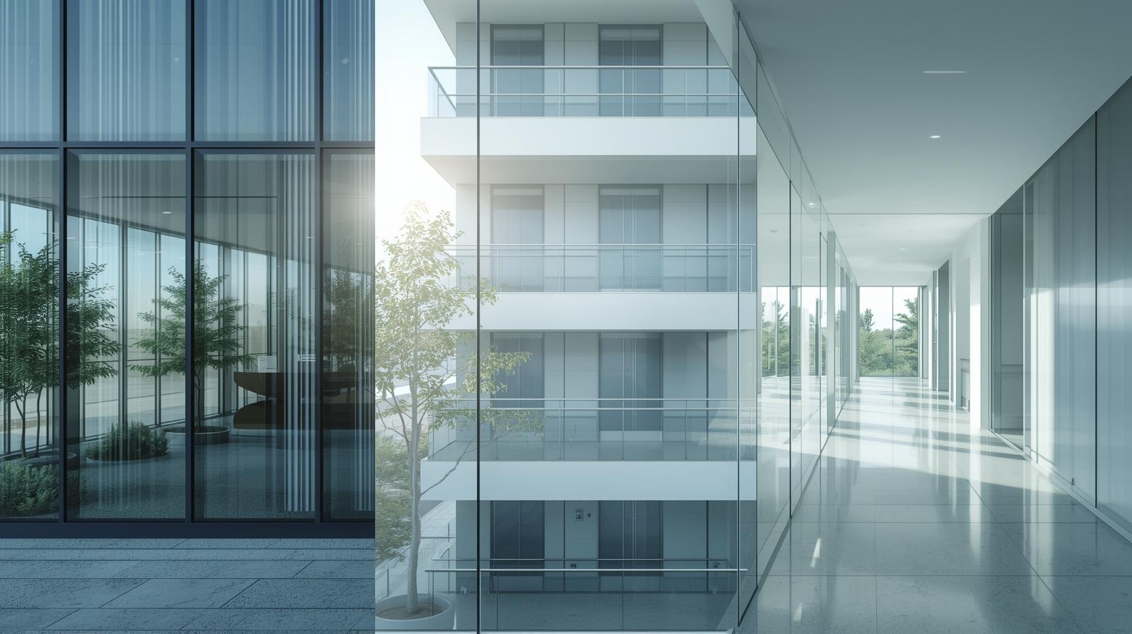 Heat Fence window films for multiple segments and buildings