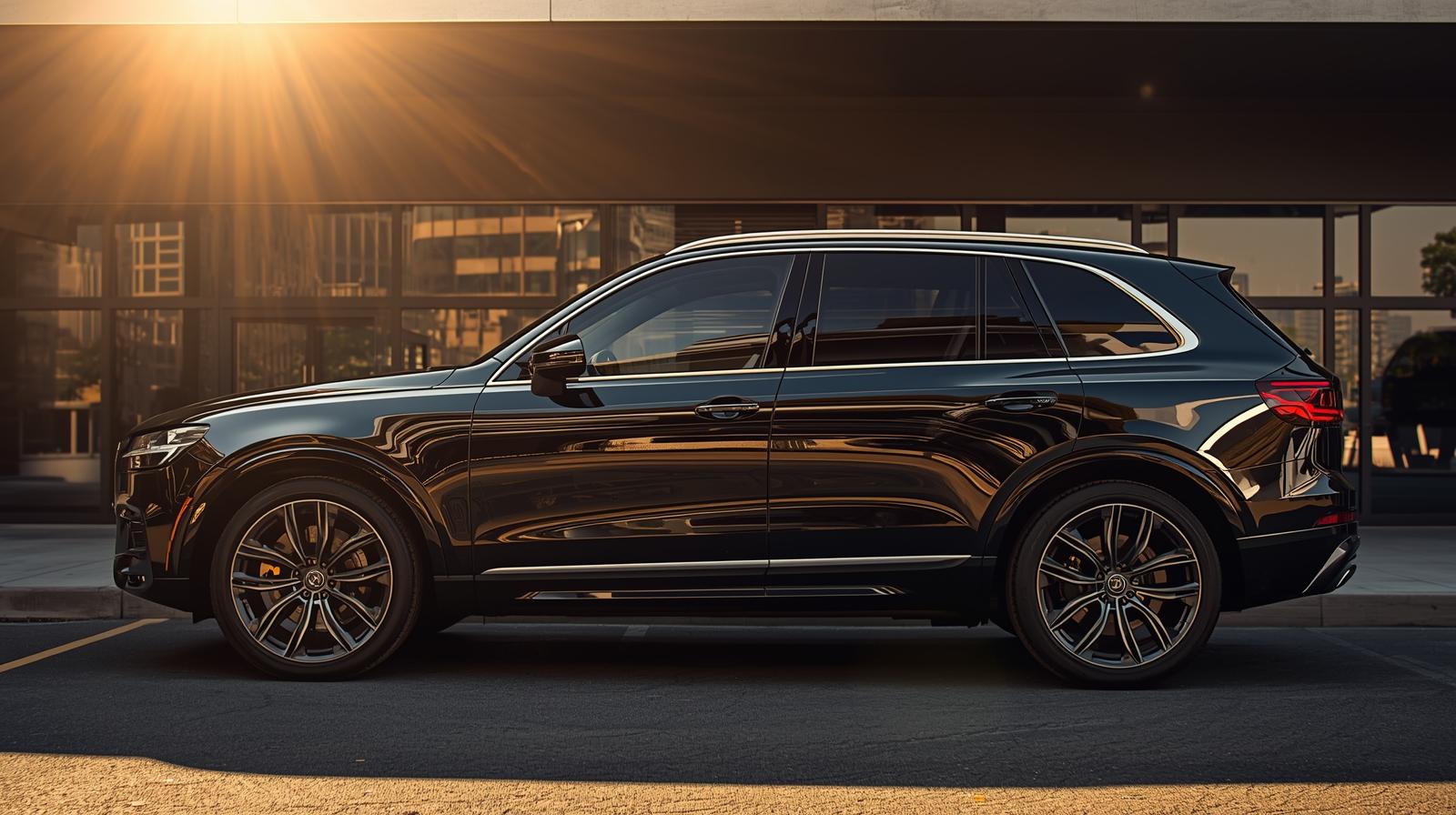 AIR 05 ultra dark privacy sun film on premium SUV