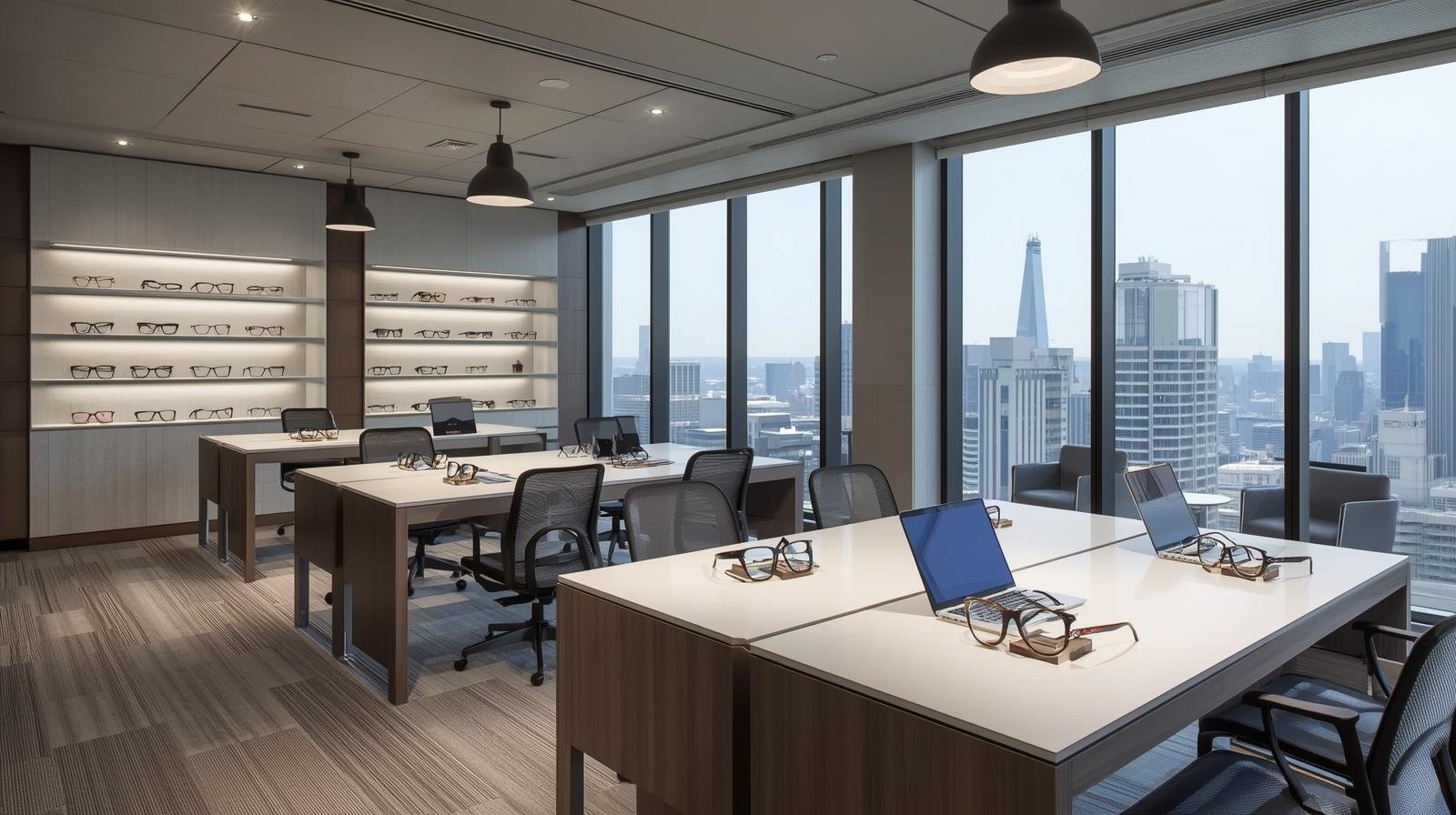 Office glass films installed in a professional corporate workspace in Hyderabad