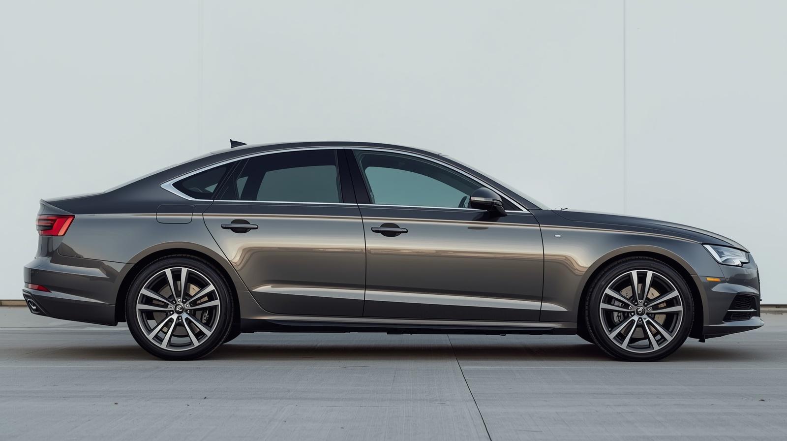 Modern sedan with stylish dark window tint glass finish after Solar Gard Vortex IR installation